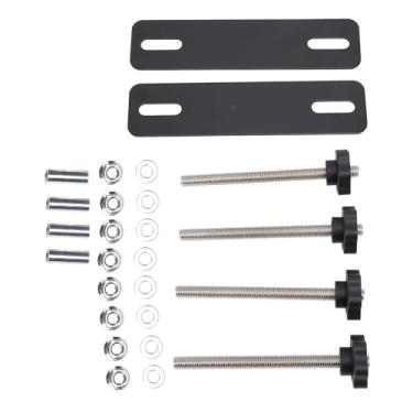 Imagem de WALFRONT Canetas de Montagem Dura para Cartões de Tração Kit de Fixação Segura para Portadores de Telhado de Veículos ou Caminhão -Bet -Back, Fácil de Instalar a Placa de Recuperação METAL HARDWARE