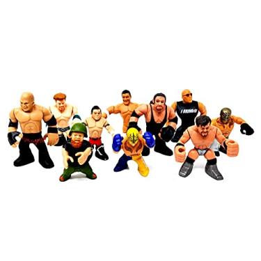 Imagem de Wrestler Wrestling Royal Rumble Set of 10 Rumbler Random Figures