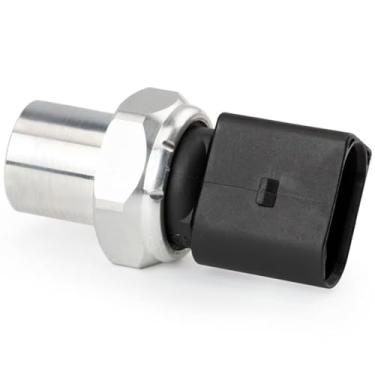 Imagem de Sensor de pressão do ar condicionado compatível com VW Golf e Touareg 2012, 2013 e 2014. Transdutor de pressão do ar condicionado, sensor de pressão de condição do ar condicionado, código 4H0959126A.