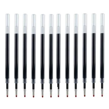 Imagem de Jukjvtiy 20 refis de caneta de gel compatíveis com canetas Pilot G2 0,5 refis azuis, refis de caneta de tinta de ponta fina para canetas click
