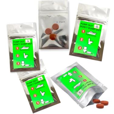 Imagem de New Resources Group Pacote de comprimidos fluorescentes de rastreamento de vazamento de água marinha corantes verde neon detectam barcos de descarga ilegal, esgoto e drenagem comercial padrão EPA