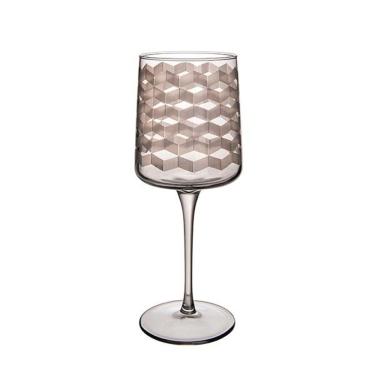 Imagem de Taça Copa E Cia Geo 320ml Em Vidro Fumê