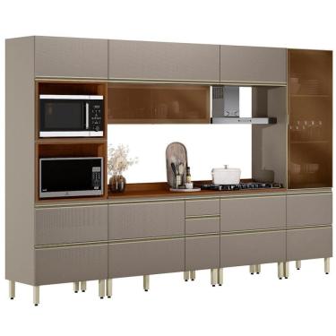 Imagem de Cozinha Modulada 6 Pecas 330 cm Vidro DP3301 Demartez