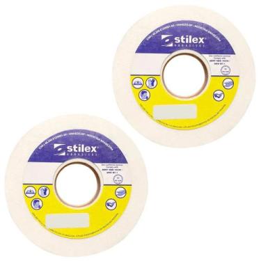 Imagem de Kit Rebolo Copo Reto Branco 4x2 GR120 K6V com 2 Unidades - STILEX