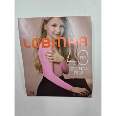 Imagem de Segunda Pele Infantil Manga Longa Lobinha Lupo (00860-001) Fio 40., Pr