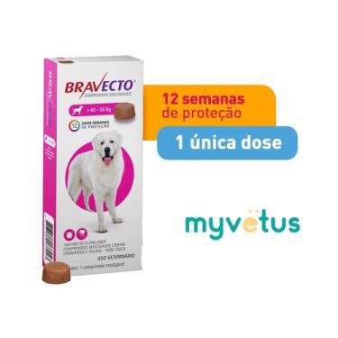 Imagem de Bravecto antipulgas e carrapatos para cães de 40 a 56 kg msd