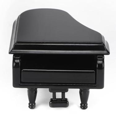 Imagem de ZJchao Modelo de Piano Em Miniatura, Mini Instrumento Musical de Basswood, Presente Com Caixa de Presente Requintada para Decoração de Escritório, Mesa de Casa