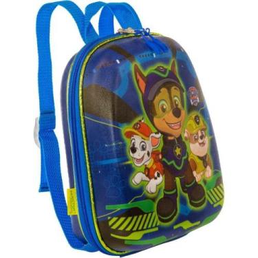 Imagem de Mochila Infantil Patrulha Canina Chase Spy Tamanho P - Azul
