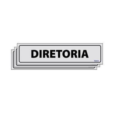 Imagem de Combo 3 Placas De Sinalização Diretoria 30x7 Ecom IA - B-518 F9e