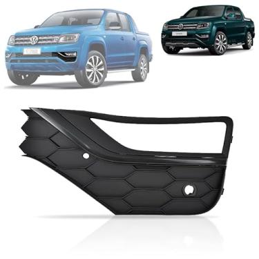 Imagem de MOLDURA FAROL DE MILHA LADO ESQUERDO VW AMAROK 2017 A 2023 COM FURO SENSOR - 2H6898489ARYP