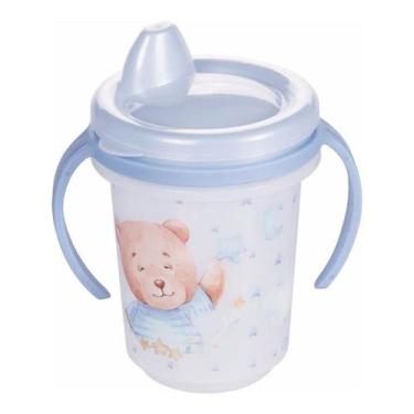 Imagem de Copo Infantil Urso / Ursa 330ml Com Alça Removível Transição Baby Plas