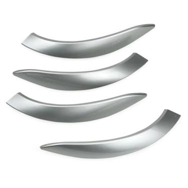 Imagem de Maçaneta interna da porta do carro compatível com BMW 3 4 Series 3GT F34 F36 F30 2013-2018 Compatível com substituição da tampa prata 320i 328i 330i 335i 340i