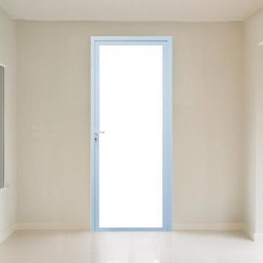 Imagem de Porta 1 Folha Vidro Temperado 6cm 80x215cm Fábrica do Alumínio