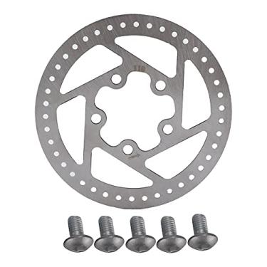 Imagem de Rotor de freio a disco de bicicleta de 110 mm Rotores de bicicleta de aço inoxidável com 5 parafusos para scooter elétrica M365 Durável à prova de ferrugem Resistente ao calor