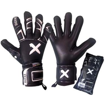 Imagem de Luva de Goleiro Profissional Difai Wall 3 -, Preto, 10