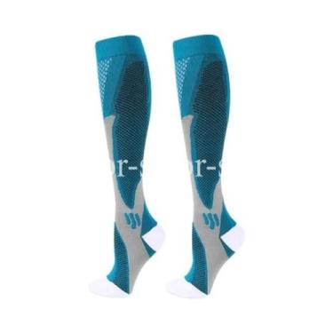 Imagem de Meias De Compressão Para Homens E Mulheres 20-30mmHg, Meias Altas Para