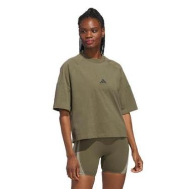 Imagem de Camiseta Adidas Boxy Basketball Feminina-Feminino