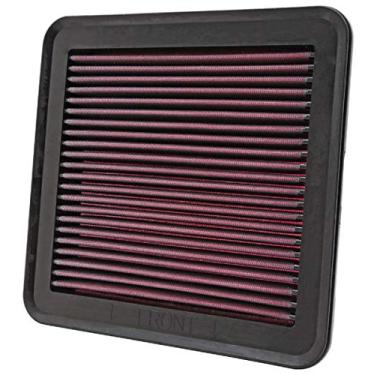 Imagem de K&N Filtro de ar do motor: Aumento de potência e aceleração, lavável, premium, filtro de ar de carro de substituição: compatível com Mitsubishi 2006-2015 (L200, Triton, Challenger), 33-2951