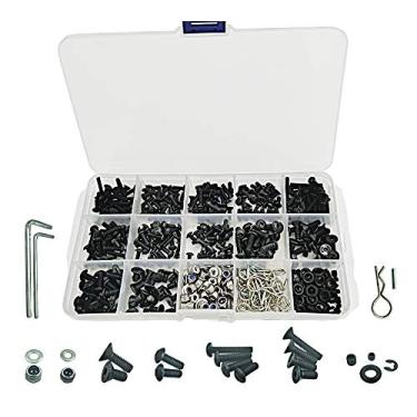 Imagem de Kit de parafusos RC HoPLEX 522 peças, kit de caixa de ferramentas Reapir RC Hobby acessórios sobressalentes universais para Traxxas Tamiya Axial Redcat HPI SCX10 Losi escala 1/8 1/10 Peças de rastejador de carros RC