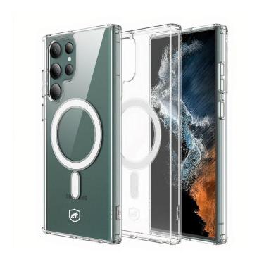 Imagem de Capa MagSafe para Samsung Galaxy S22 Ultra - Transparente - Gshield