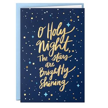 Imagem de Hallmark Cartões de Natal religiosos em caixa, pacote com 10 cartões e envelopes (O Holy Night)