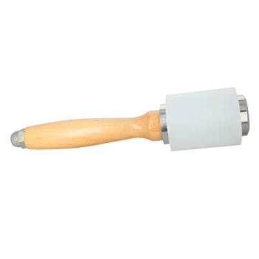 Imagem de Martelo de escultura em couro, martelo de couro de nylon profissional, martelo de couro com cabo de madeira, ferramentas de couro para estampagem de couro costurado, DIY à mão, couro 1 peça, (Bettomshin)
