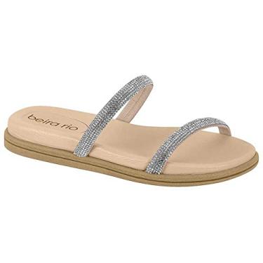 Imagem de Tamanco Feminino Beira Rio Rasteiro Nude 36