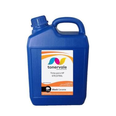 Imagem de Tinta Tankfull Para Cartucho HP 122 670 CZ113AB Black Corante - HP 461