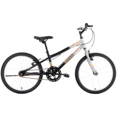 Imagem de Bicicleta Infantil Aro 20 Houston Zum - Prata e Preta Freio V-Brake, 2