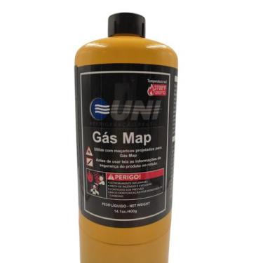 Imagem de Refil Cilindro Gás Mapp 400g Para Maçarico Portátil - UNI