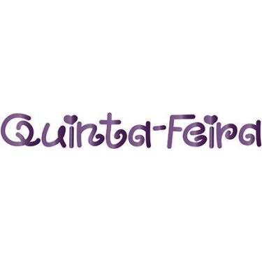Imagem de Stencil Pintura Época 8,4x28,5 Quinta-Feira STE-286 - Litoarte