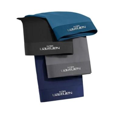 Imagem de Cueca Boxer Masculina Respirável e Antibacteriana de Grafeno Pure 3A, 