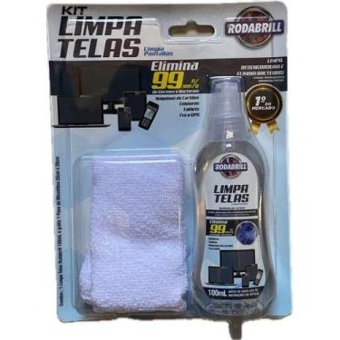 Imagem de Kit Limpa Telas Rodabrill Tvs,gps,tablets C/ 6 Unidades