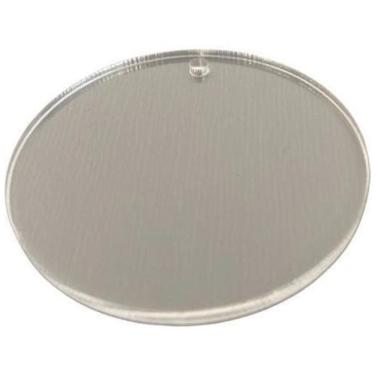 Imagem de Base 2Cm Redonda Acrílico 1 Furo Chaveiro Medalha 60Peças
