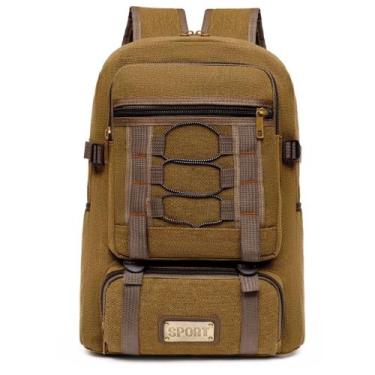 Imagem de Mochila Lona Média Reforçada Camping Trabalho Trilha Faculdade - New B