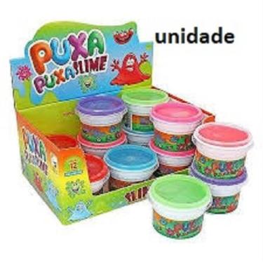 Imagem de SLIME PUXA-PUXA 125g CORES unidade - BALCÃO DE MAGICAS
