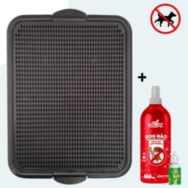 Imagem de Kit Sanitário Canino Pet + Educador Pet Xixi Sim Pode Xixi Não Pode Ca
