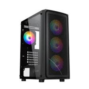 Imagem de Gabinete Gamer Kalkan Joturn RGB Preto com 4 fans KLK00038