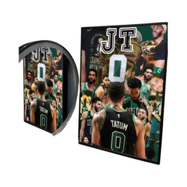 Imagem de J-Jayson T-Tatum Adesivo De Arte De Pôster À Prova D'água Autoadesivo 