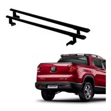 Imagem de Rack De Caçamba Kiussi Modelo Dolomiti Fiat Toro (Preto)
