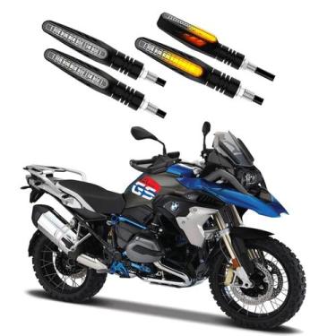 Imagem de KIT 4 Setas Sequenciais Modelo P25B Slim / Palito Para Moto BMW R1200 