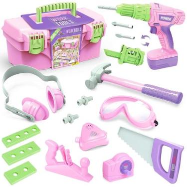 Imagem de Conjunto de ferramentas EP EXERCISE N PLAY Kids com furadeira elétrica