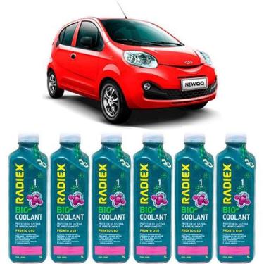 Imagem de Kit aditivo radiador bio coolant pronto para uso rosa - chery qq - r18