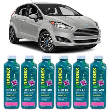Imagem de Kit aditivo radiador bio coolant pronto para uso rosa - ford fiesta - 