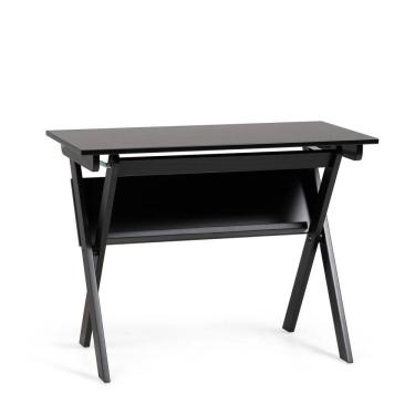 Imagem de Escrivaninha Dobrável para Escritório 100 Cm Artic Preto