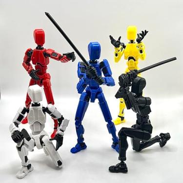 Imagem de PMR TOYS Pacote Com 5 Robôs E Bonecos De Ação Da Armas Brinquedo, Acessórios Para Combate Corpo A Corpo, Boneco 13, Art Gaming