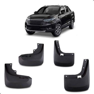 Imagem de Kit 04 Peças Parabarro Strada 2021 A 2024 Diant E Traseiro