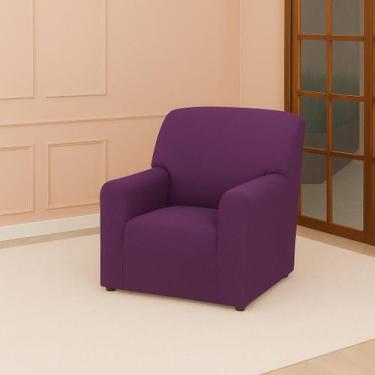 Imagem de Capa Protetora De Sofá Coladinha para Poltrona 1 Lugar , Sala, Quarto,