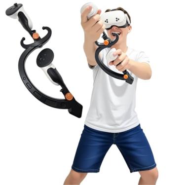 Imagem de VR 2 Handed Sword for Meta Quest 3/Quest 2/Quest 3S Immersive Accessories for Blade & Sorcery VR Sword Fighting Games (Black)