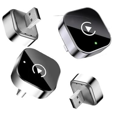 Imagem de KAJIE MILAN Adaptador CarPlay sem fio para carro, Plug and Play, design compacto, conexão rápida e automática